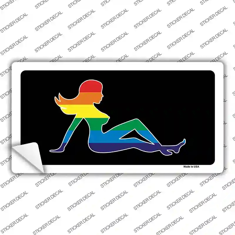 LP-4727s-S Mud Flap Girl Novelty Sticker Decal - Small
