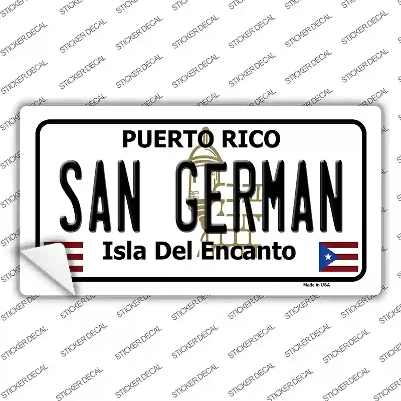 LP-2873s-S San German Puerto Rico Novelty Sticker Decal - Small