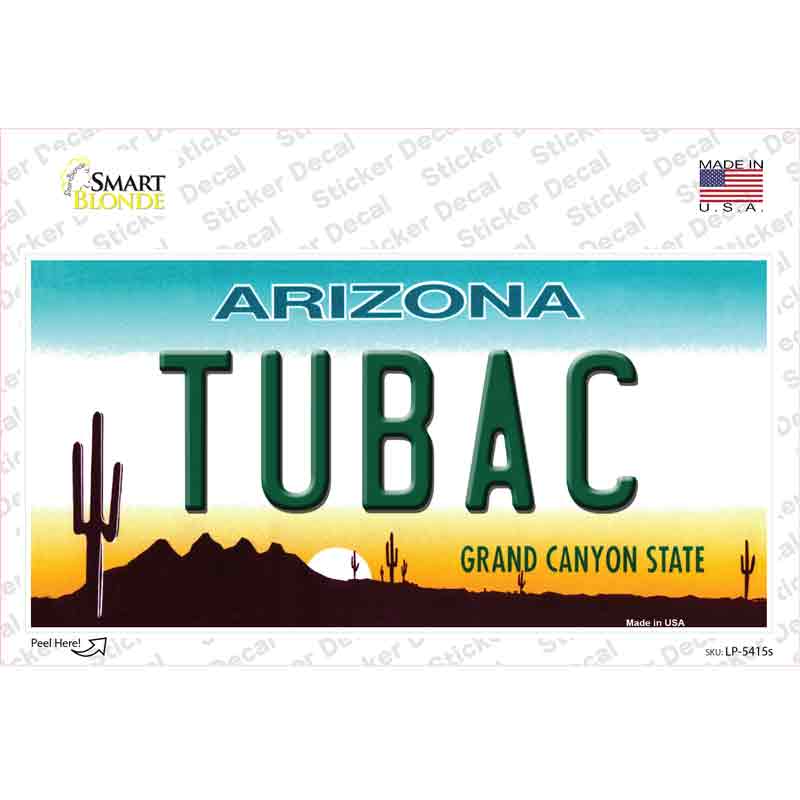 LP-5415s-M Tubac Arizona Novelty Sticker Decal - Medium