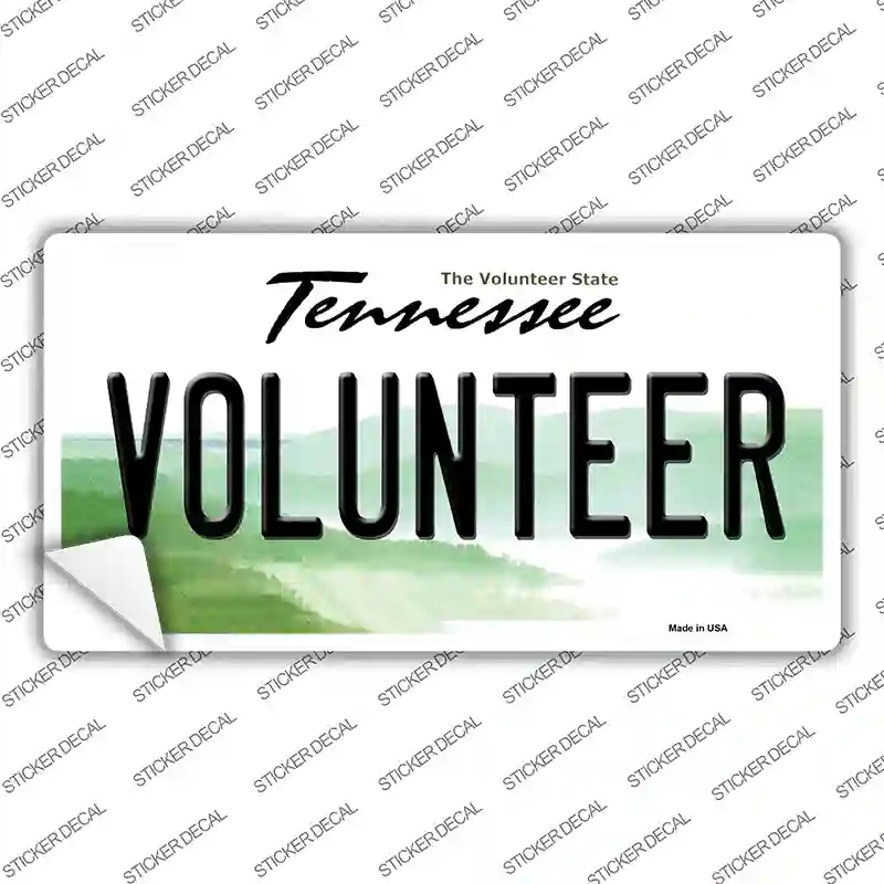 LP-6412s-S Volunteer Tennessee Novelty Sticker Decal - Small