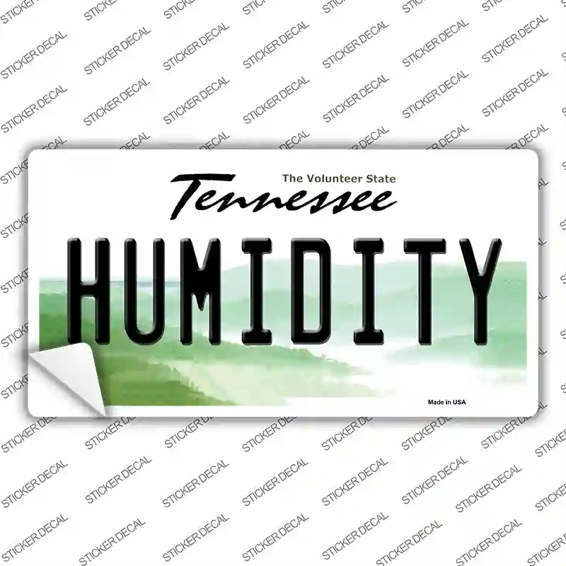 LP-6423s-XL Humidity Tennessee Novelty Sticker Decal - Extra Large
