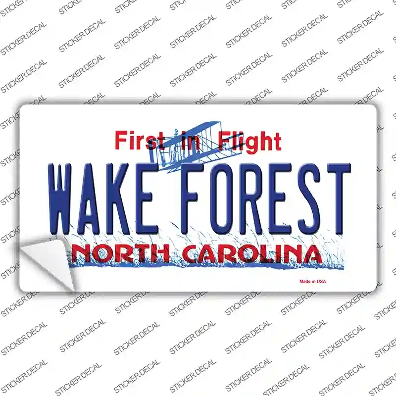 LP-6465s-S Wake Forest North Carolina Novelty Sticker Decal - Small