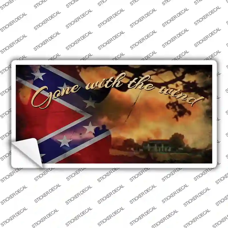 LP-8341s-L Gone with the Wind Novelty Sticker Decal - Large