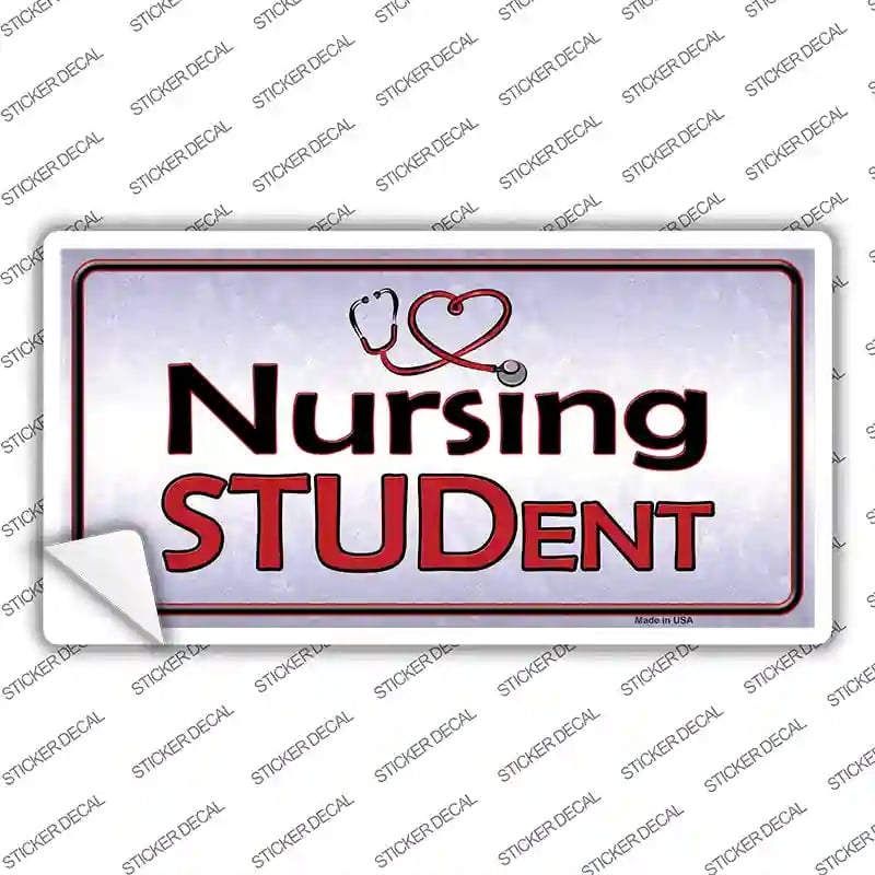 LP-8405s-XL Nursing Student Novelty Sticker Decal - Extra Large