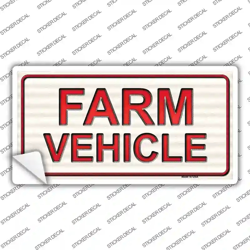 LP-8525s-S Farm Vehicle Novelty Sticker Decal - Small