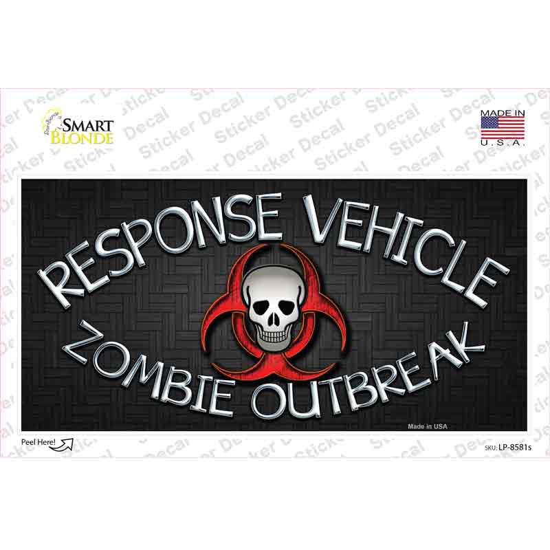 LP-8581s-M Response Vehicle Novelty Sticker Decal - Medium