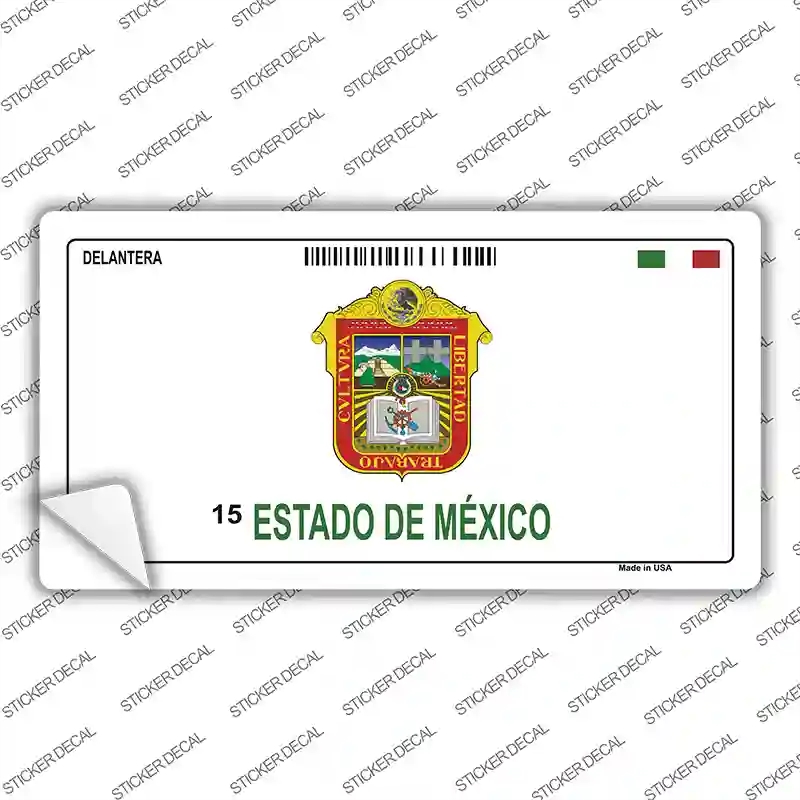 LP-4817s-L Estado De Mexico Novelty Sticker Decal - Large