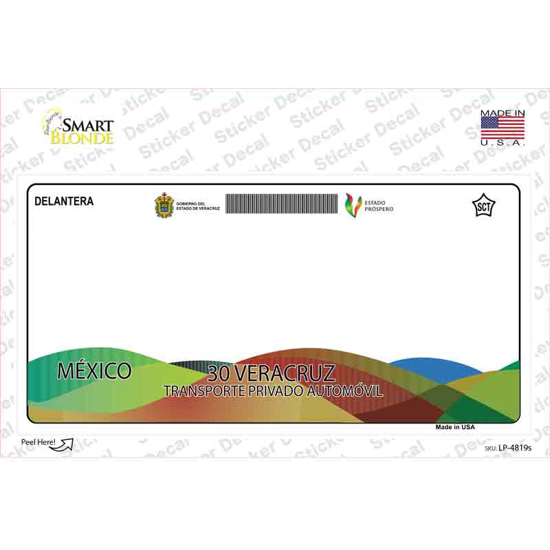 LP-4819s-M Veracruz Mexico Novelty Sticker Decal - Medium