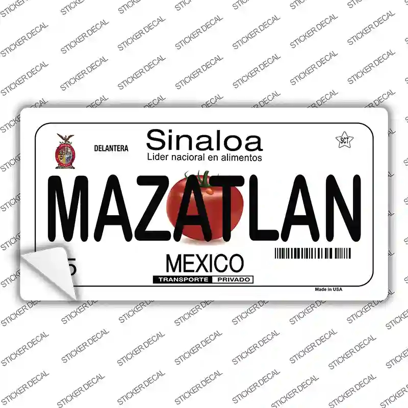 LP-4824s-L Mazatlan Mexico Novelty Sticker Decal - Large
