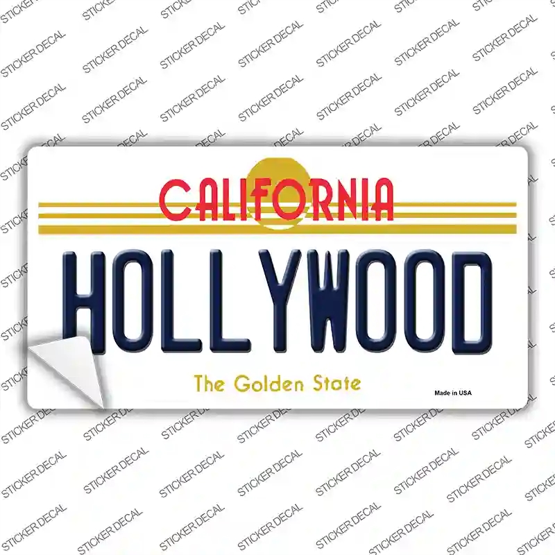 LP-4891s-S Hollywood California Novelty Sticker Decal - Small