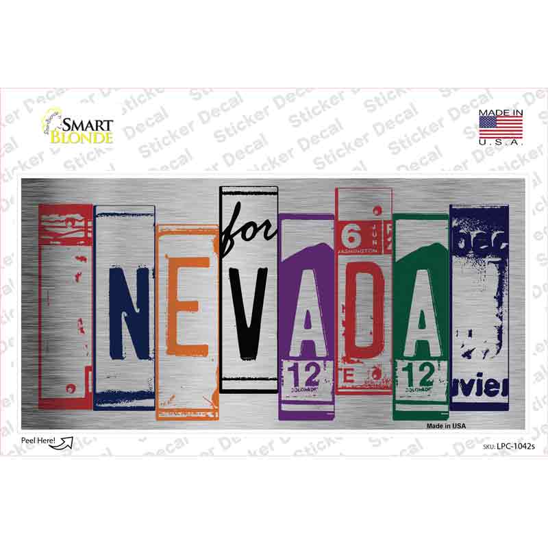 LPC-1042s-M Nevada Art Novelty Sticker Decal - Medium