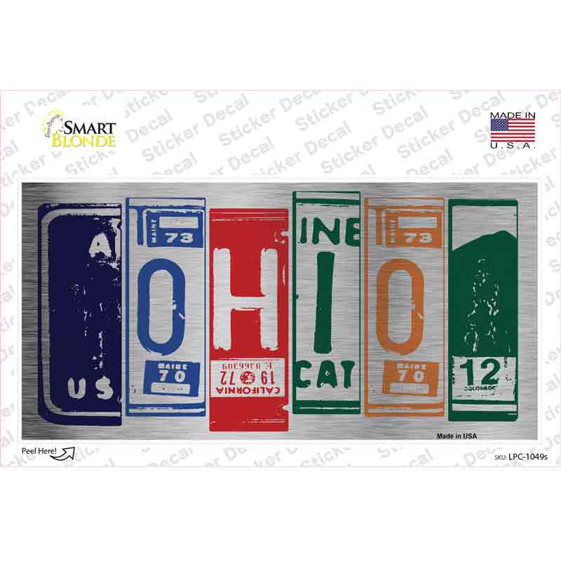 LPC-1049s-M Ohio Art Novelty Sticker Decal - Medium
