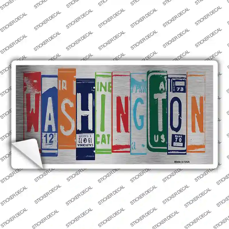 LPC-1061s-S Washington Art Novelty Sticker Decal - Small