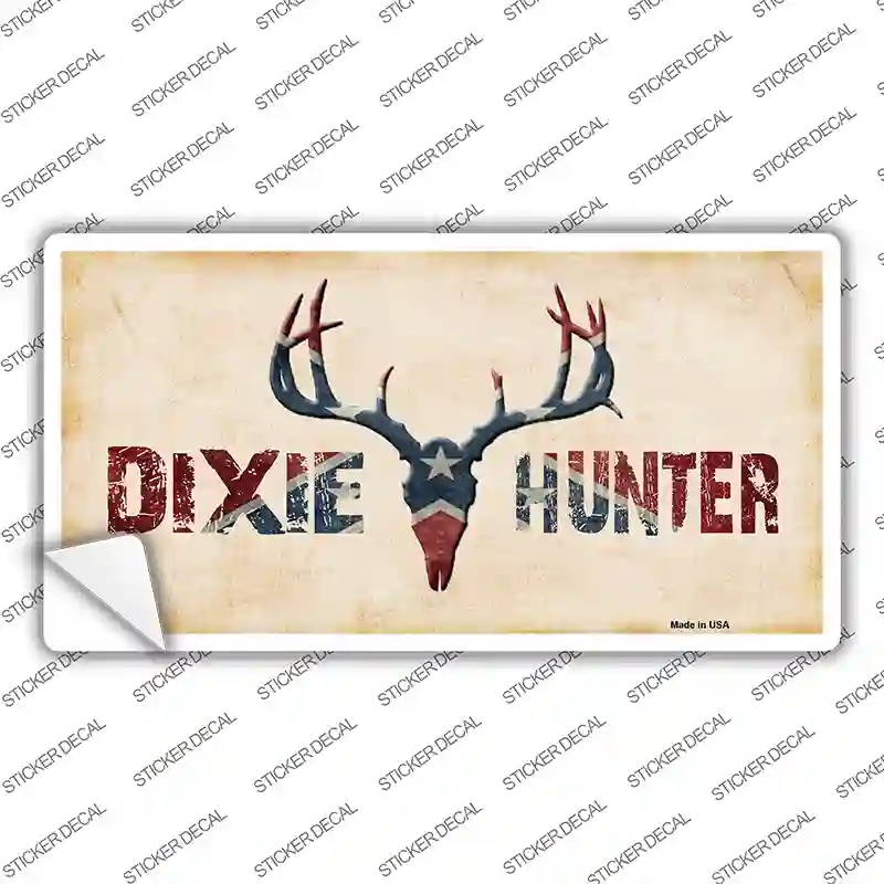 LP-7956s-S Dixie Hunter Novelty Sticker Decal - Small