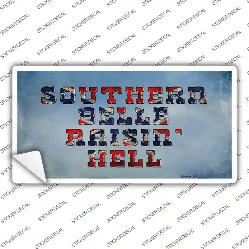 LP-7963s-S Southern Bell Raisin Hell Novelty Sticker Decal - Small