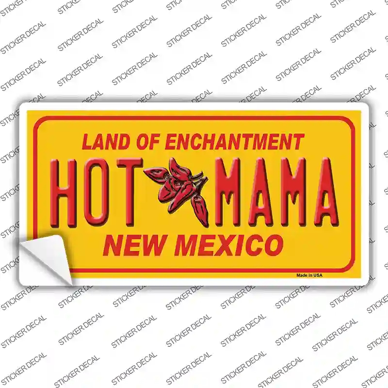 LP-8009s-L   Mexico Hot Mama Novelty Sticker Decal - Large