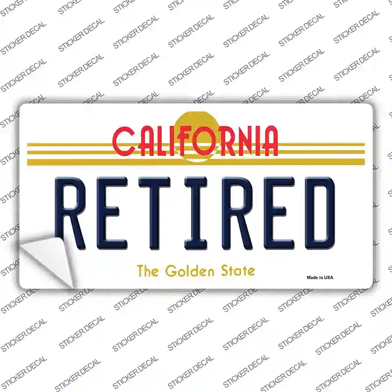 LP-4895s-L Retired California Novelty Sticker Decal - Large