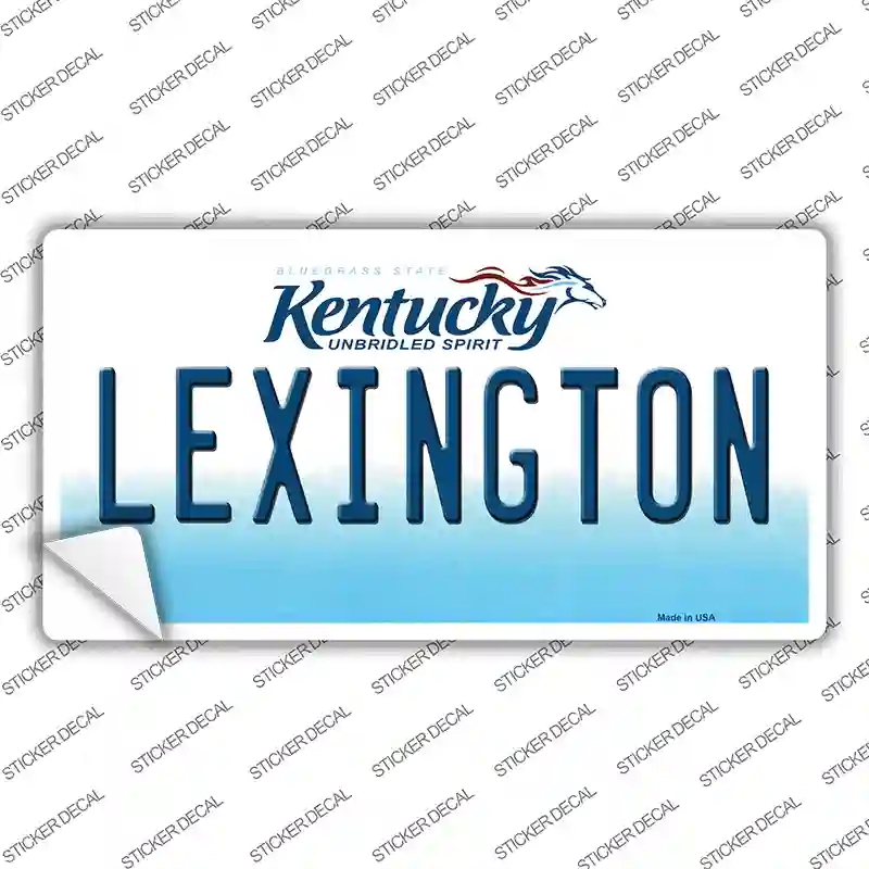 LP-6759s-L Lexington Kentucky Novelty Sticker Decal - Large