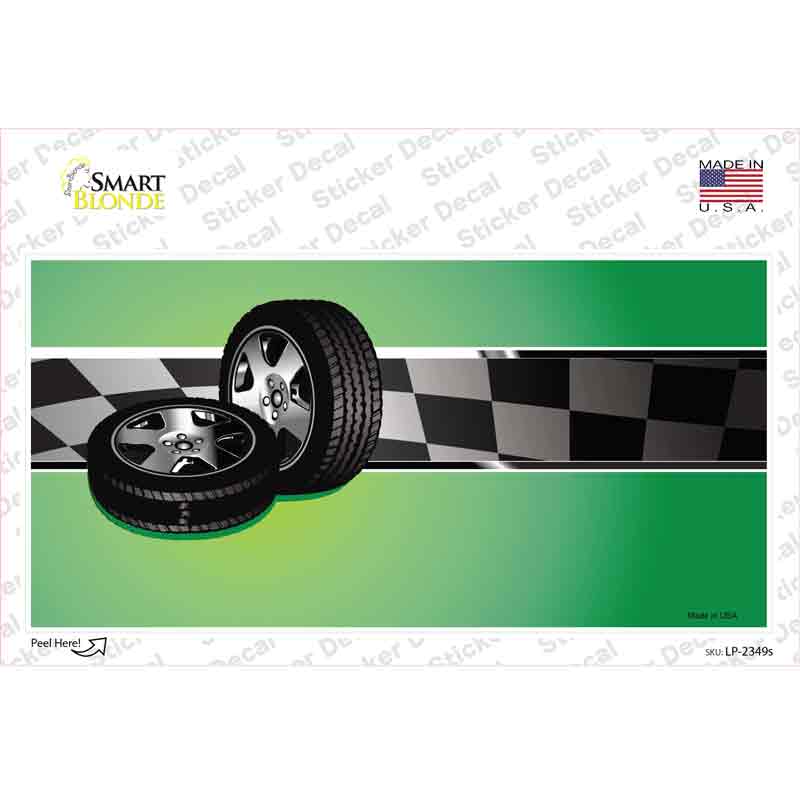 P-2349s-XL Ohio Flag Novelty Rectangle Sticker Decal - Extra Large