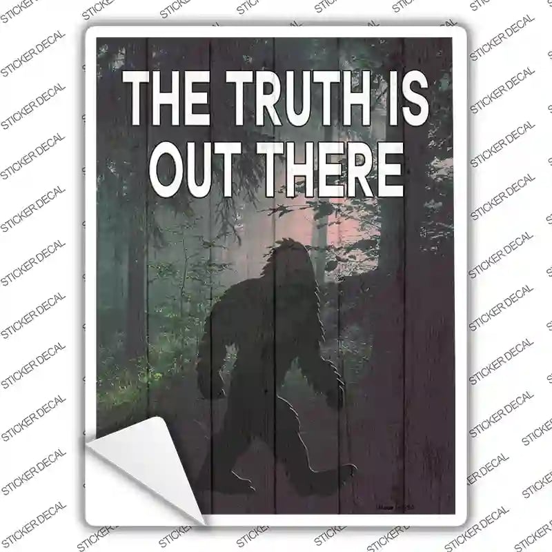 P-3449s-XL The Truth is Out There Novelty Rectangle Sticker Decal - Extra Large