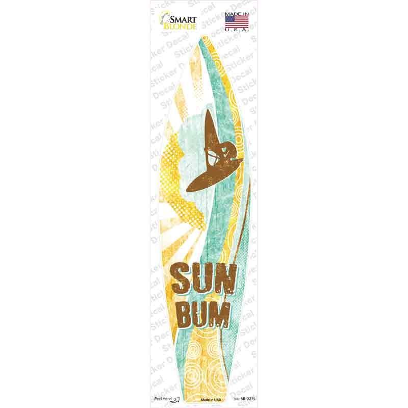 SB-027s-M Sun Bum Novelty Surfboard Sticker Decal - Medium