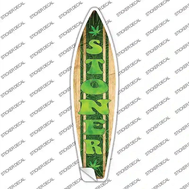 SB-053s-XL Stoner Novelty Surfboard Sticker Decal - Extra Large
