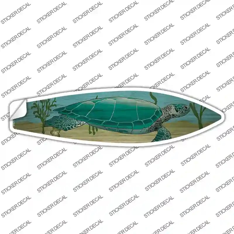 SB-381s-XL Sea Turtle Novelty Surfboard Sticker Decal - Extra Large