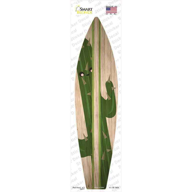 SB-360s-M Cactus Novelty Surfboard Sticker Decal - Medium