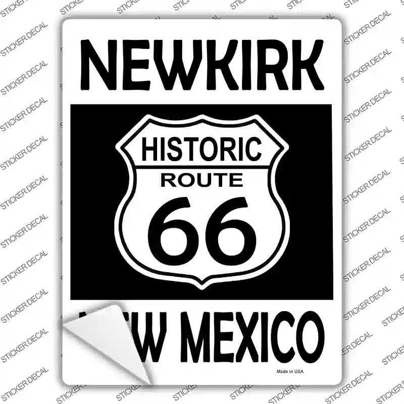 P-2794s-S  kirk   Mexico Historic Route 66 Novelty Rectangle Sticker Decal - Small