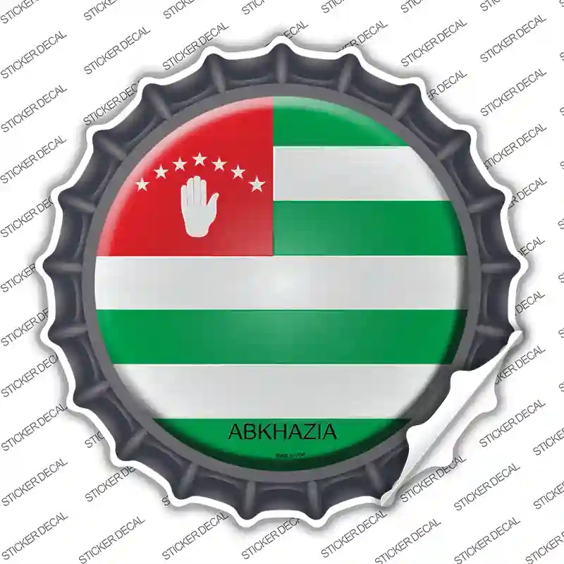 BC-178s-XL Abkhazia Country Novelty Bottle Cap Sticker Decal - Extra Large