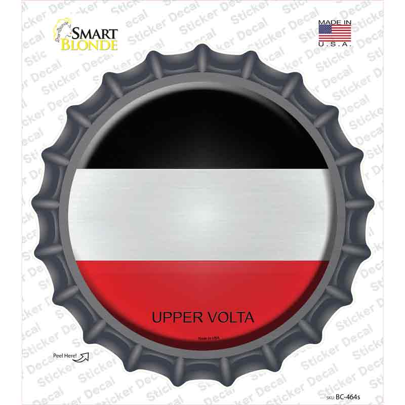 BC-464s-M Upper Volta Country Novelty Bottle Cap Sticker Decal - Medium