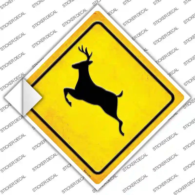 CX-612s-S Deer Novelty Diamond Sticker Decal - Small