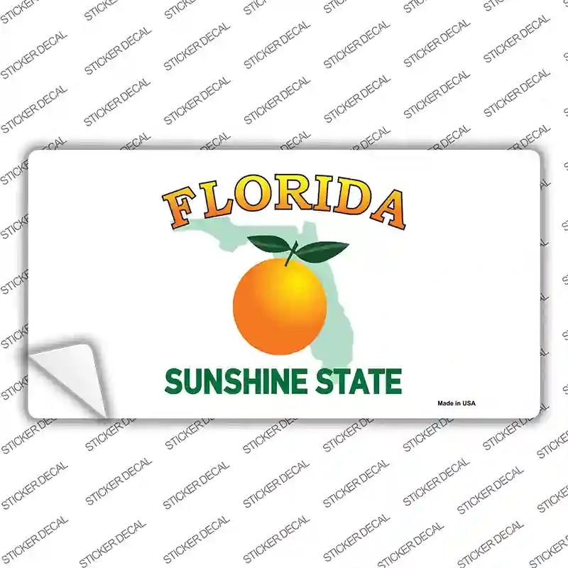 LP-4279s-L Florida State Background Novelty Sticker Decal - Large