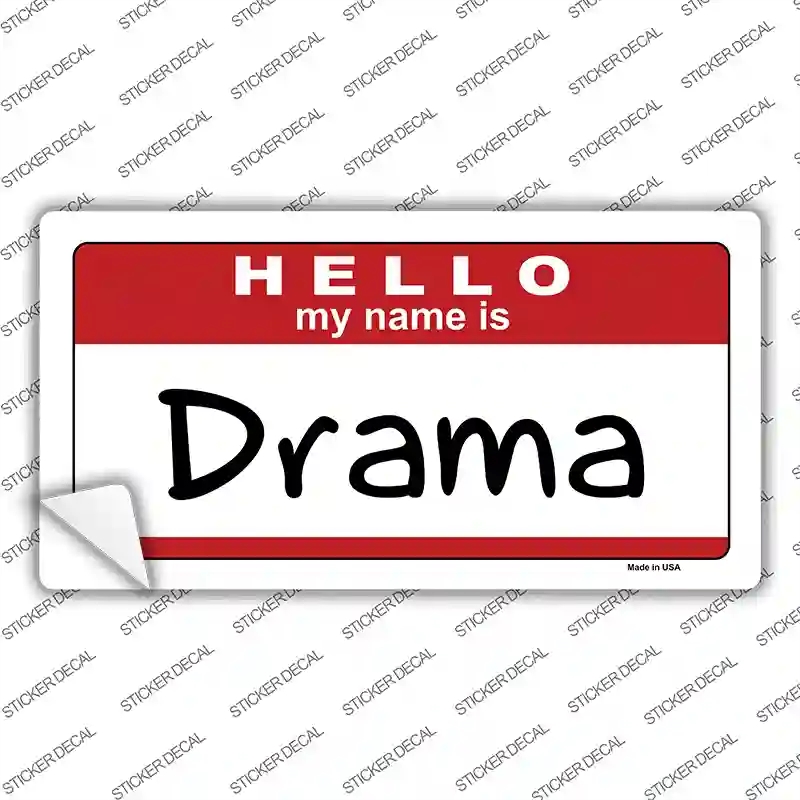 LP-5184s-S Drama Novelty Sticker Decal - Small