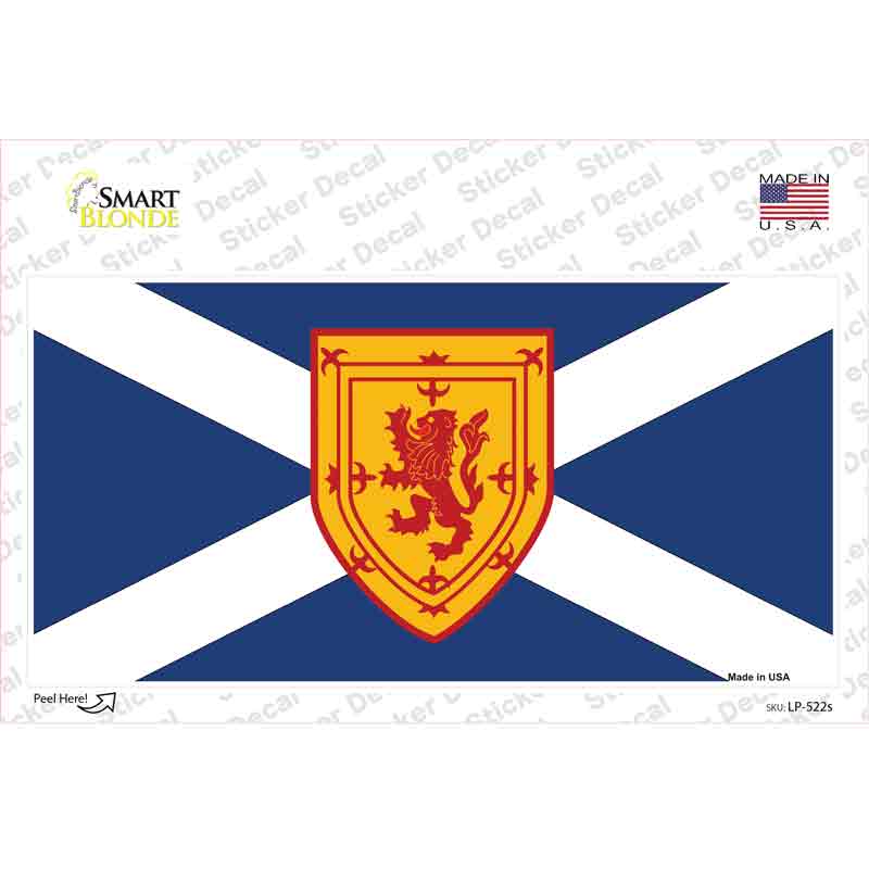 LP-522s-M Scotland St Andrews Flag Novelty Sticker Decal - Medium