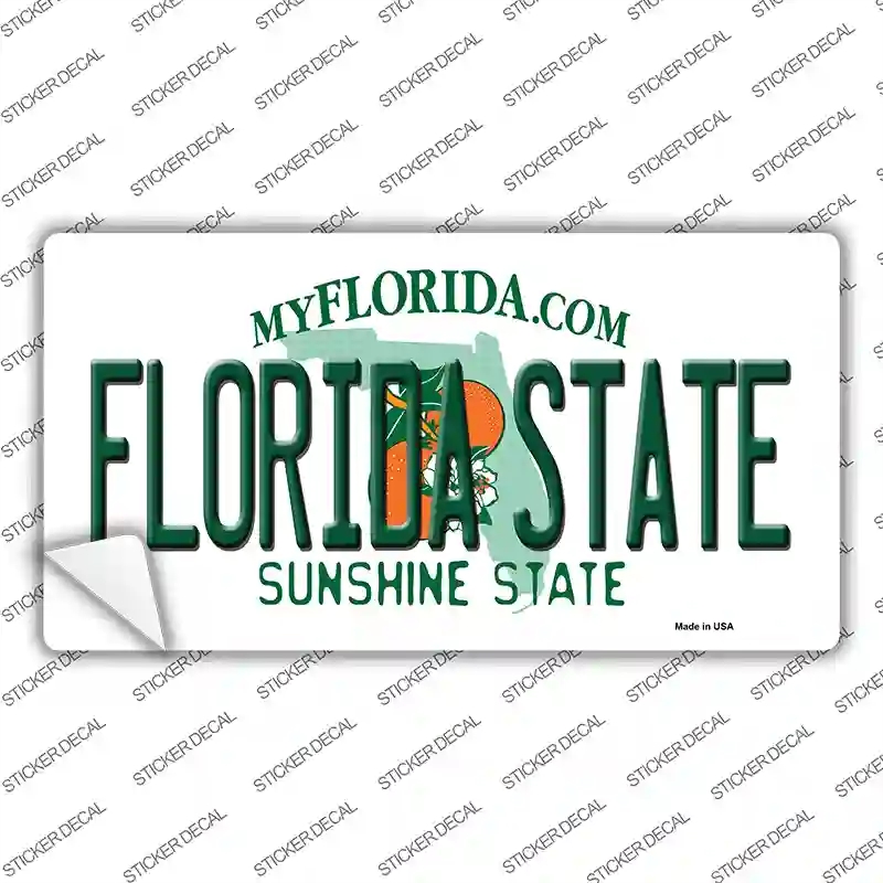 LP-6021s-S Florida State Novelty Sticker Decal - Small