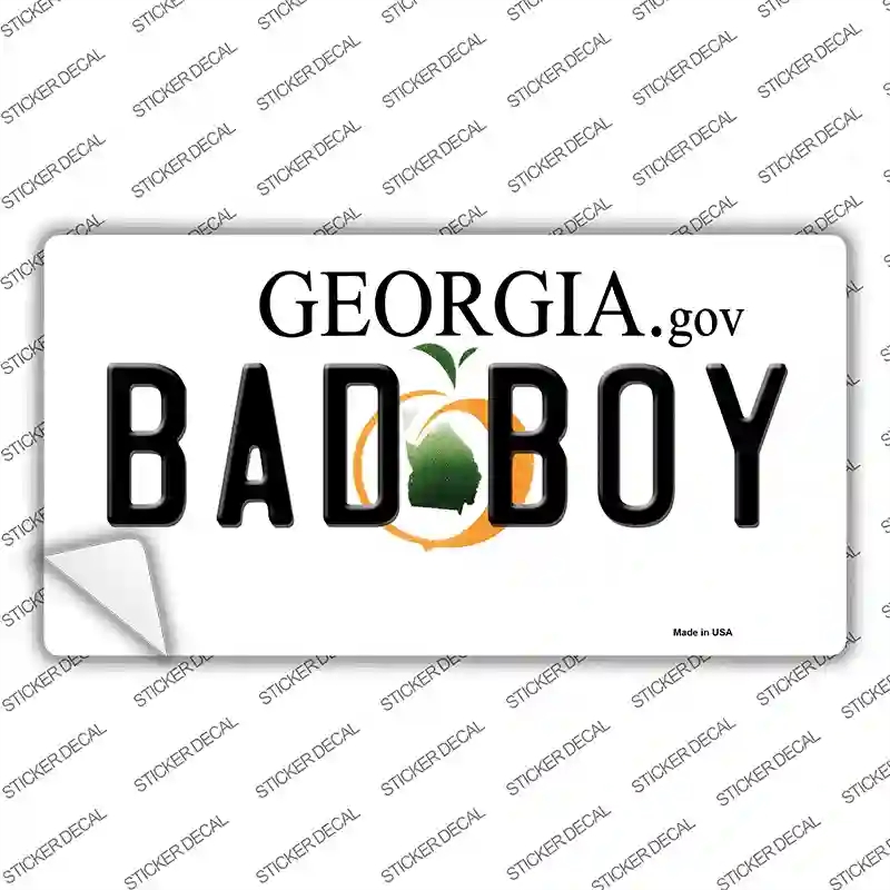 LP-6157s-S Bad Boy Georgia Novelty Sticker Decal - Small