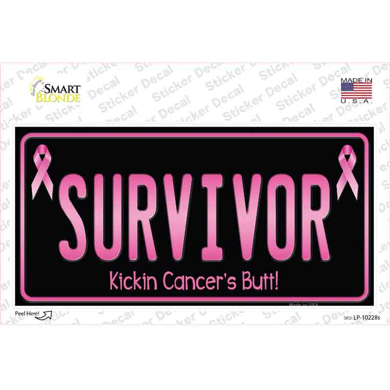 LP-10228s-M Survivor Novelty Sticker Decal - Medium