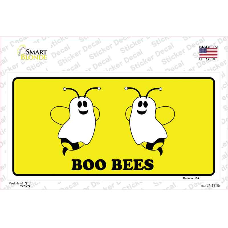 LP-5115s-M Boo Bees Novelty Sticker Decal - Medium