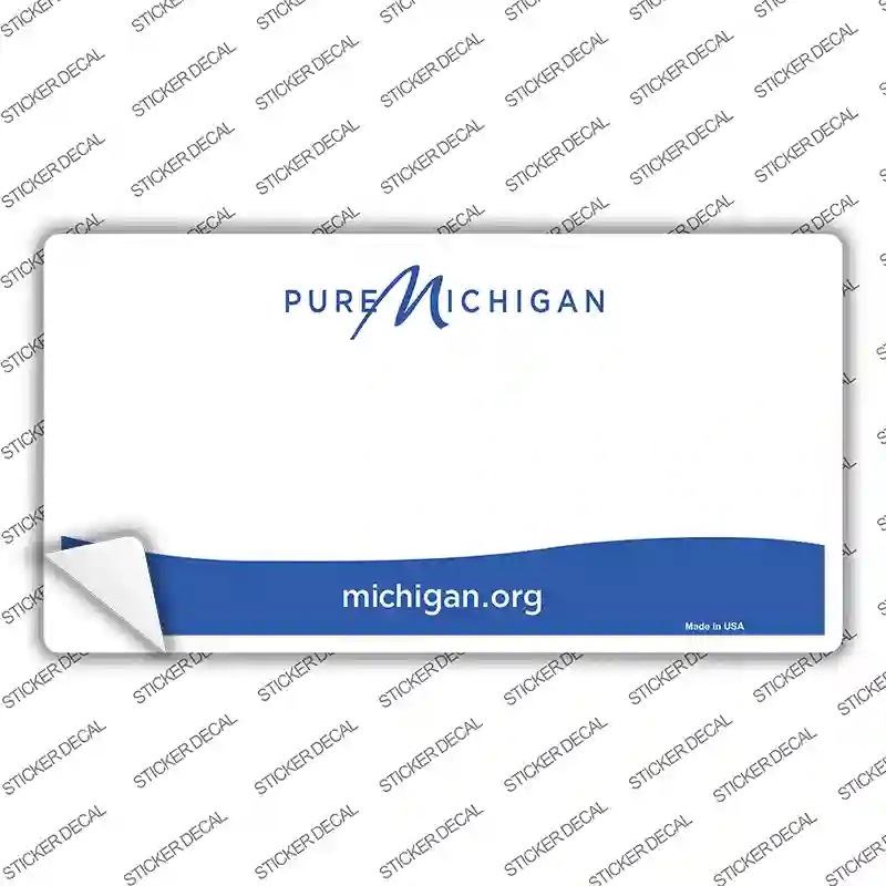 LP-5279s-L Michigan State Background Novelty Sticker Decal - Large