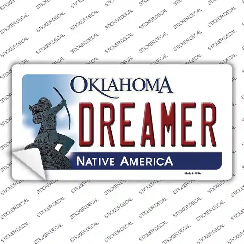 LP-6240s-S Dreamer Oklahoma Novelty Sticker Decal - Small