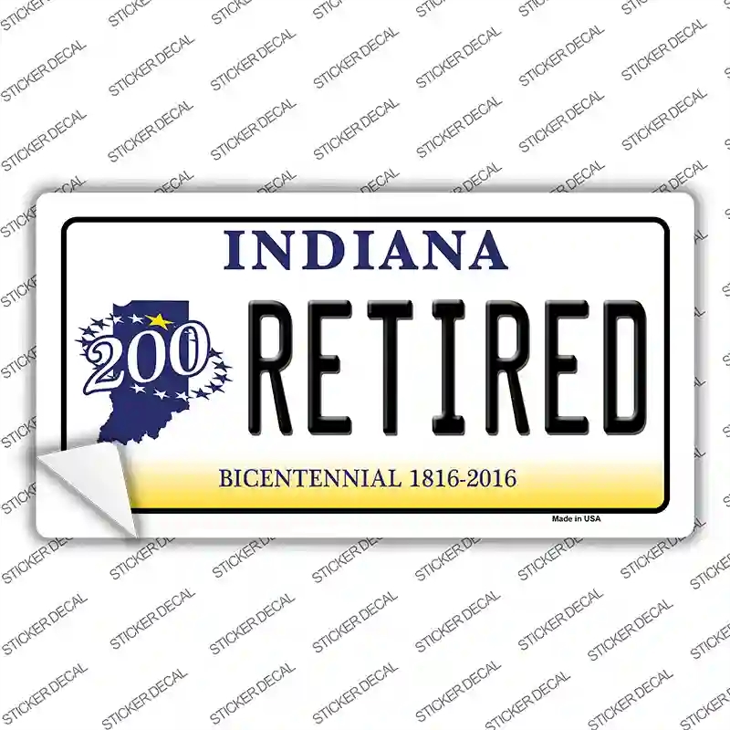 LP-6386s-XL Retired Indiana Novelty Sticker Decal - Extra Large