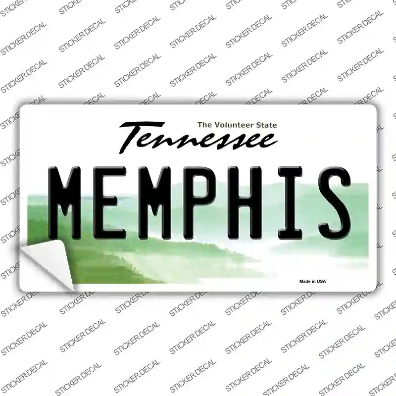 LP-6414s-S Memphis Tennessee Novelty Sticker Decal - Small