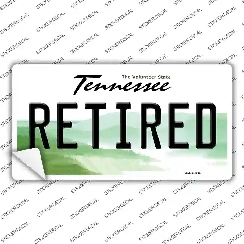 LP-6432s-L Retired Tennessee Novelty Sticker Decal - Large