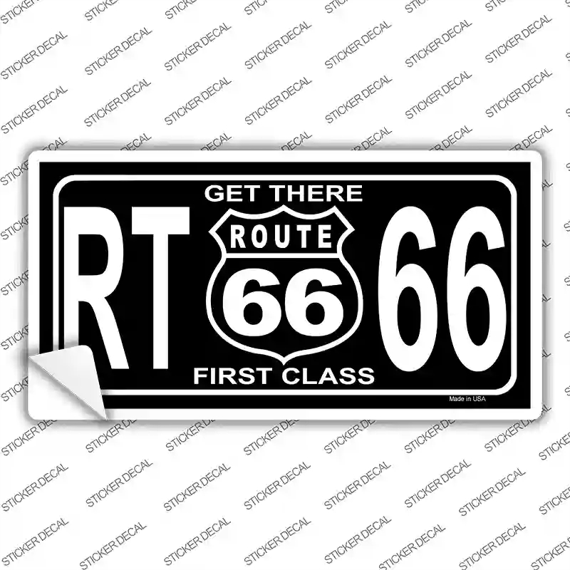 LP-1133s-L Get There 1st Class Novelty Sticker Decal - Large