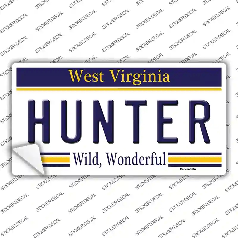 LP-6513s-L Hunter West Virginia Novelty Sticker Decal - Large
