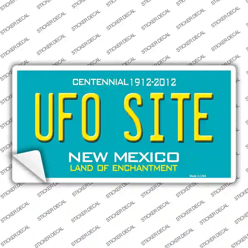LP-6673s-S UFO Site   Mexico Novelty Sticker Decal - Small