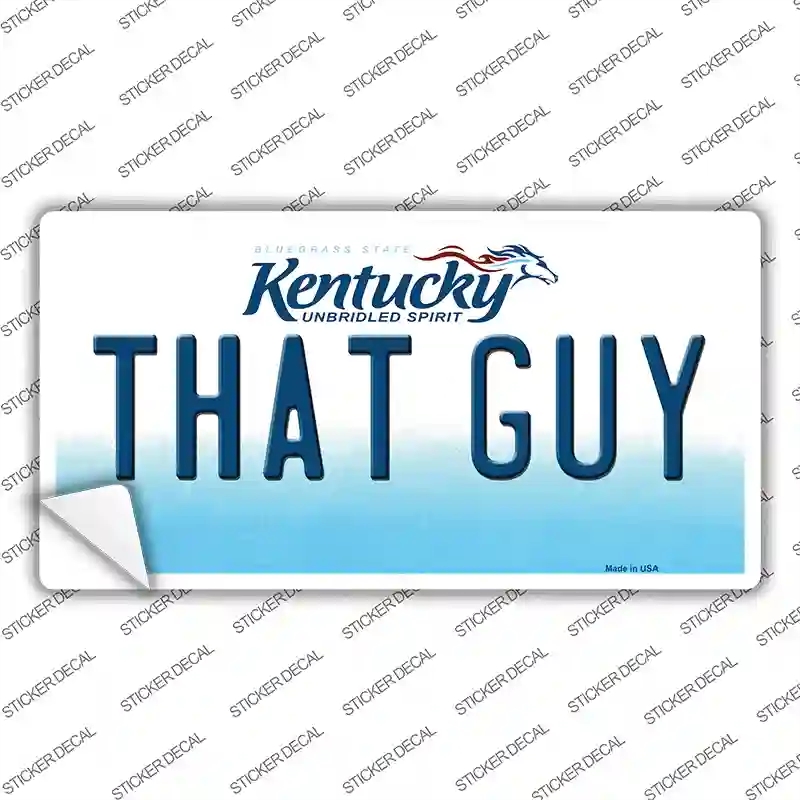 LP-6790s-L That Guy Kentucky Novelty Sticker Decal - Large