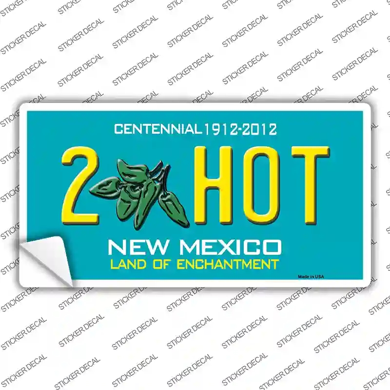 LP-6697s-L 2 Hot Green   Mexico Novelty Sticker Decal - Large