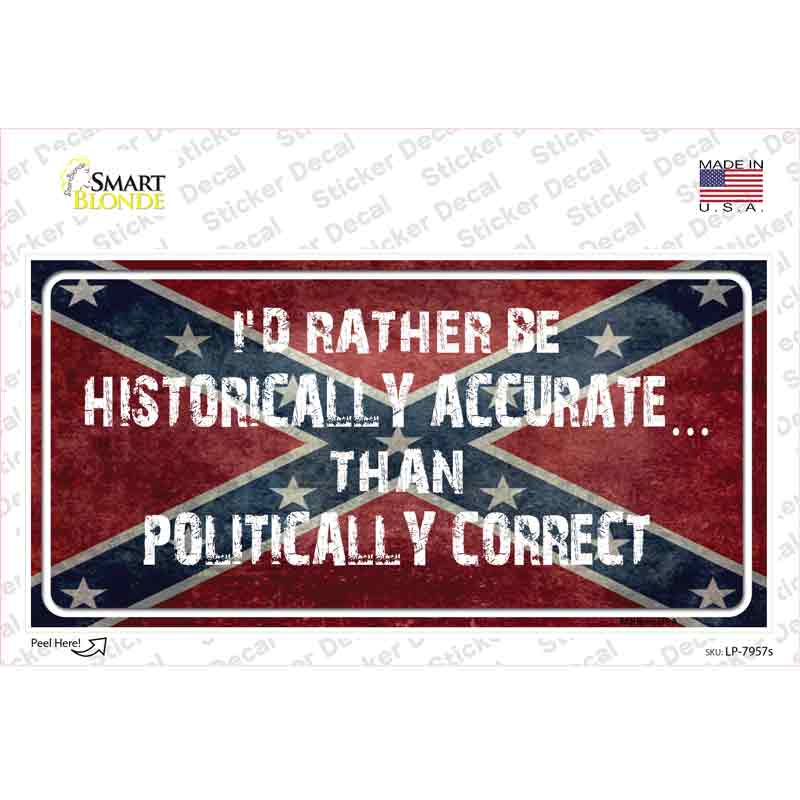 LP-7957s-M Historically Accurate Novelty Sticker Decal - Medium